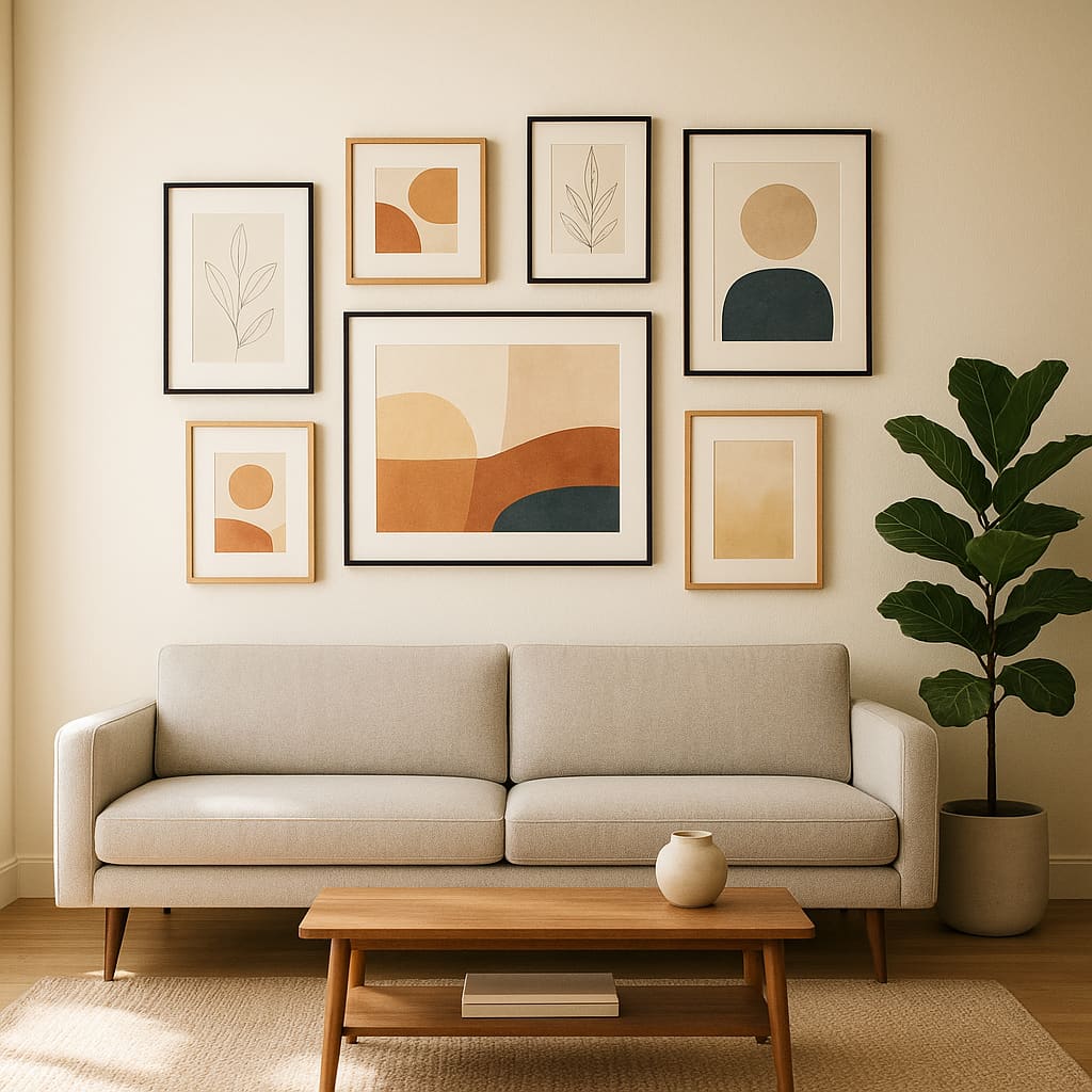 Wandkunst Platzierung